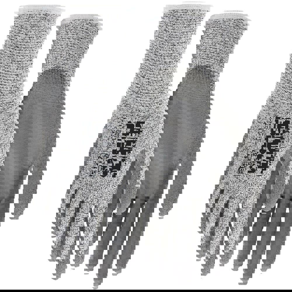 Cut & Puncture Resistant Gloves; Coating Material: Polyurethane ; Coating Coverage: Palm & Fingertips ; Glove Type: Cut & Puncture-Resistant ; ANSI/ISEA Cut Resistance Level: A3 ; Primary Material: Hypermax ; Lining Material: HyperMax